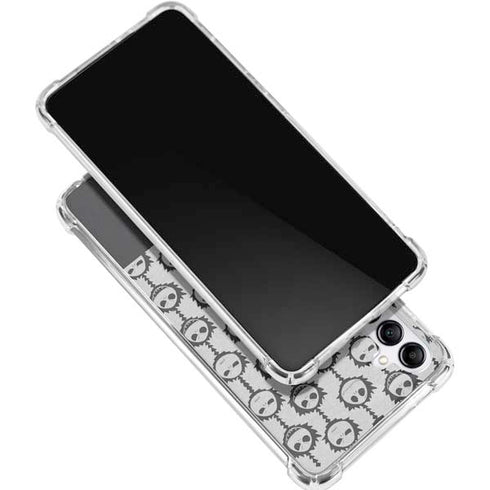 Disney The Nightmare Before Christmas Jack Skellington Face Expressions pattern Galaxy A15 5G Clear Case